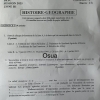 Épreuve d’Histoire-Géographie – BEPC 2025 – Zone 3 – Côte d’Ivoire